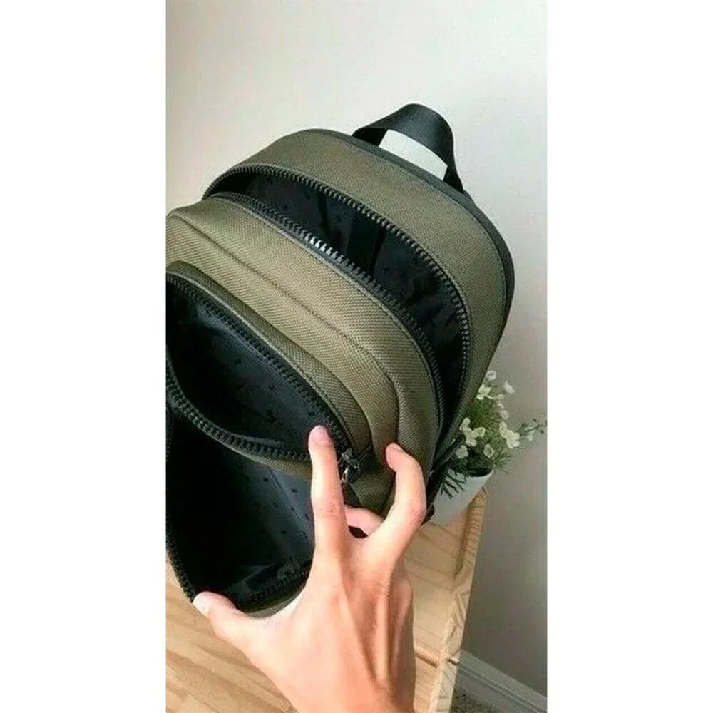 S Michael Kors Kent Sport Utility Large Olive Backpack 37U1LKSC50 Army Green